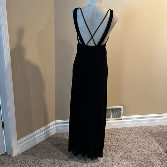 Free People Black Stretch Maxi Dress - Picture 6 of 8